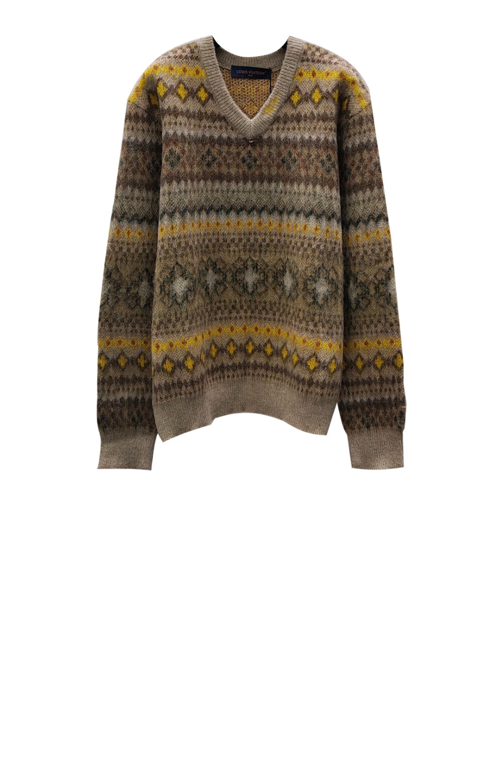 루이비통 프린트 니트 톱