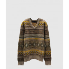 루이비통 프린트 니트 톱