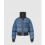 루이비통 데님 프린트 크롭드 푸퍼 재킷