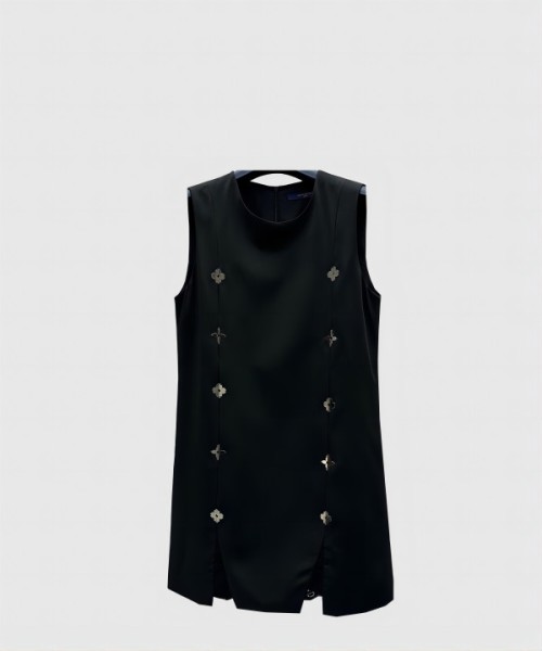 루이비통 플라워 프린트 원피스