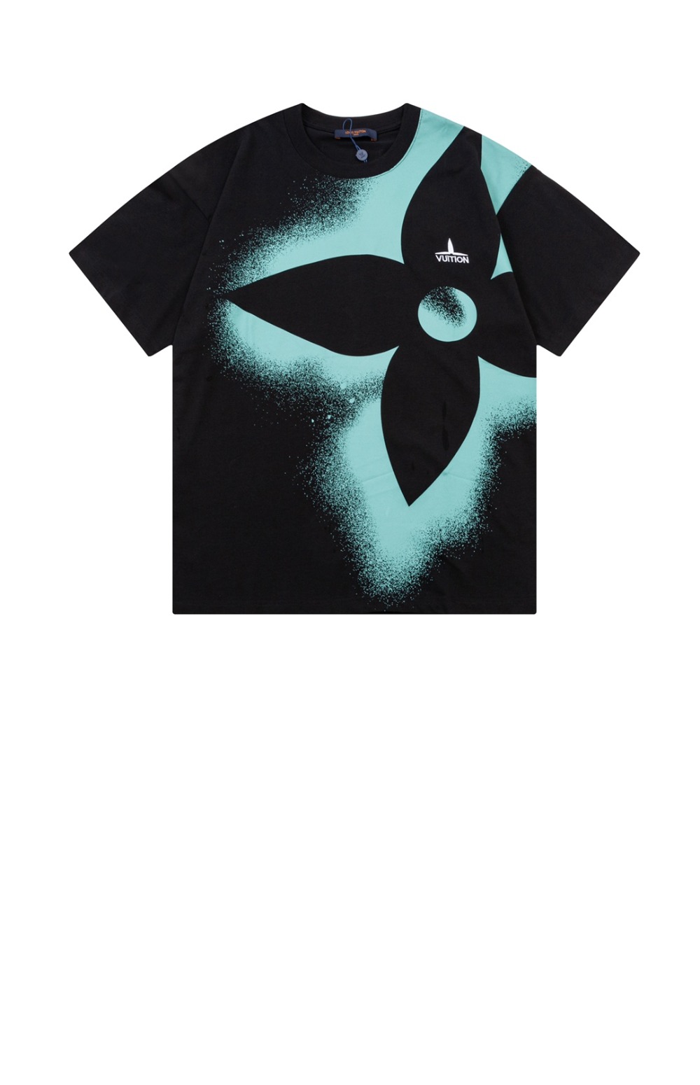 루이비통 로고 프린트 반팔