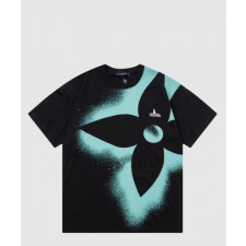 루이비통 로고 프린트 반팔