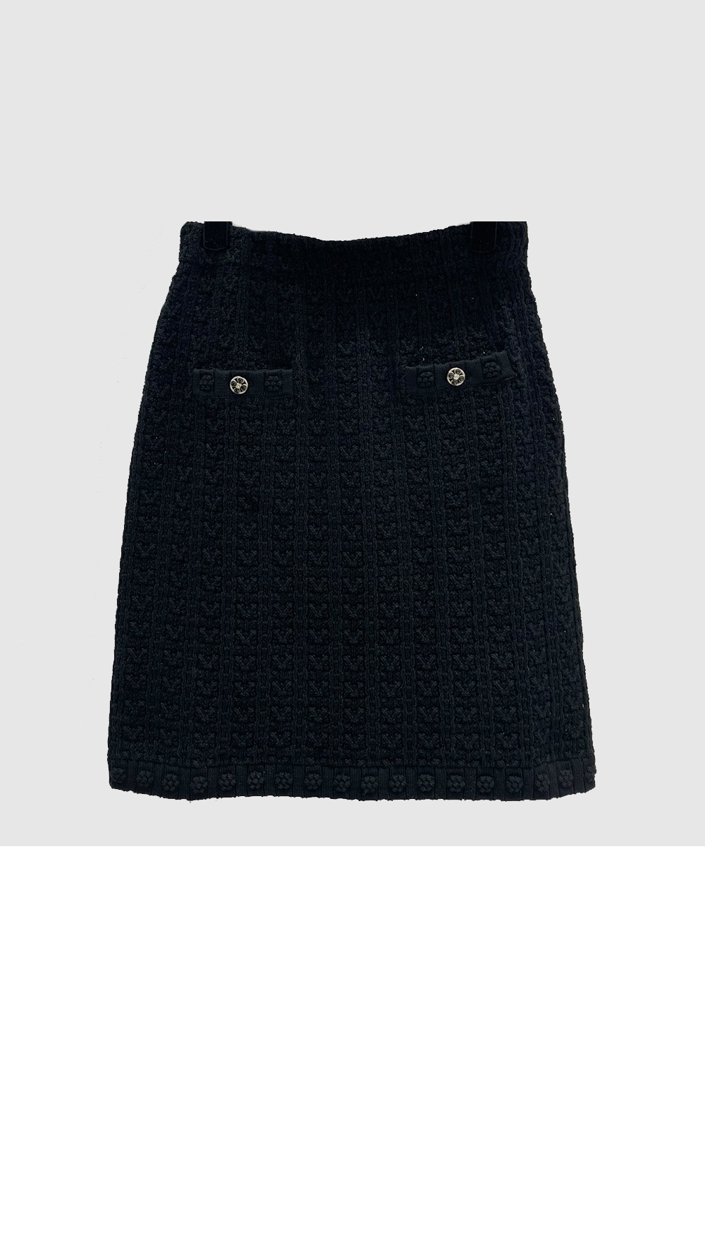 루이비통 로고 스커트