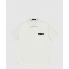 루이비통 로고 프린트 반팔