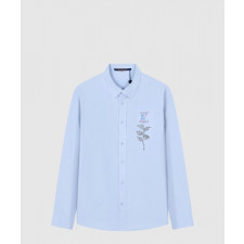 루이비통 블루 셔츠