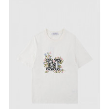 막스마라 로고 프린트 반팔