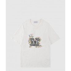 막스마라 로고 프린트 반팔