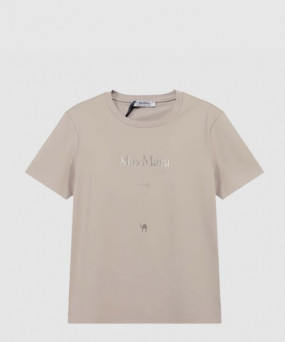 막스마라 로고 프린트 반팔