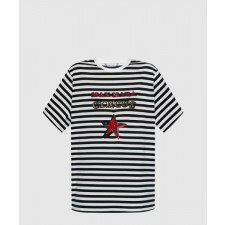 막스마라 스트라이프 반팔 티셔츠