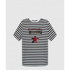 막스마라 스트라이프 반팔 티셔츠