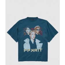 발렌시아가 피피 끄릿 오버사이즈 티셔츠