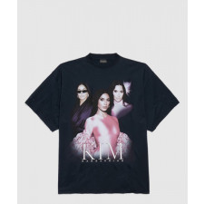 발렌시아가 킴 K 오버사이즈 티셔츠