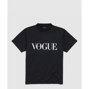 발렌시아가 보그 스몰 핏 티셔츠