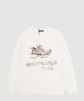 발렌시아가 플라워 코튼 톱