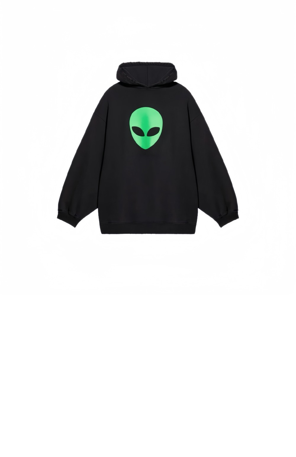 발렌시아가 에일리언 로고 후드