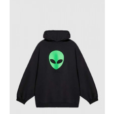 발렌시아가 에일리언 로고 후드