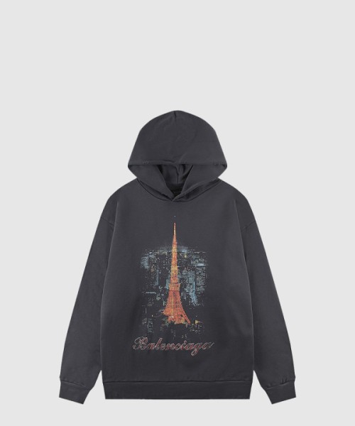 발렌시아가 라지 핏 후디