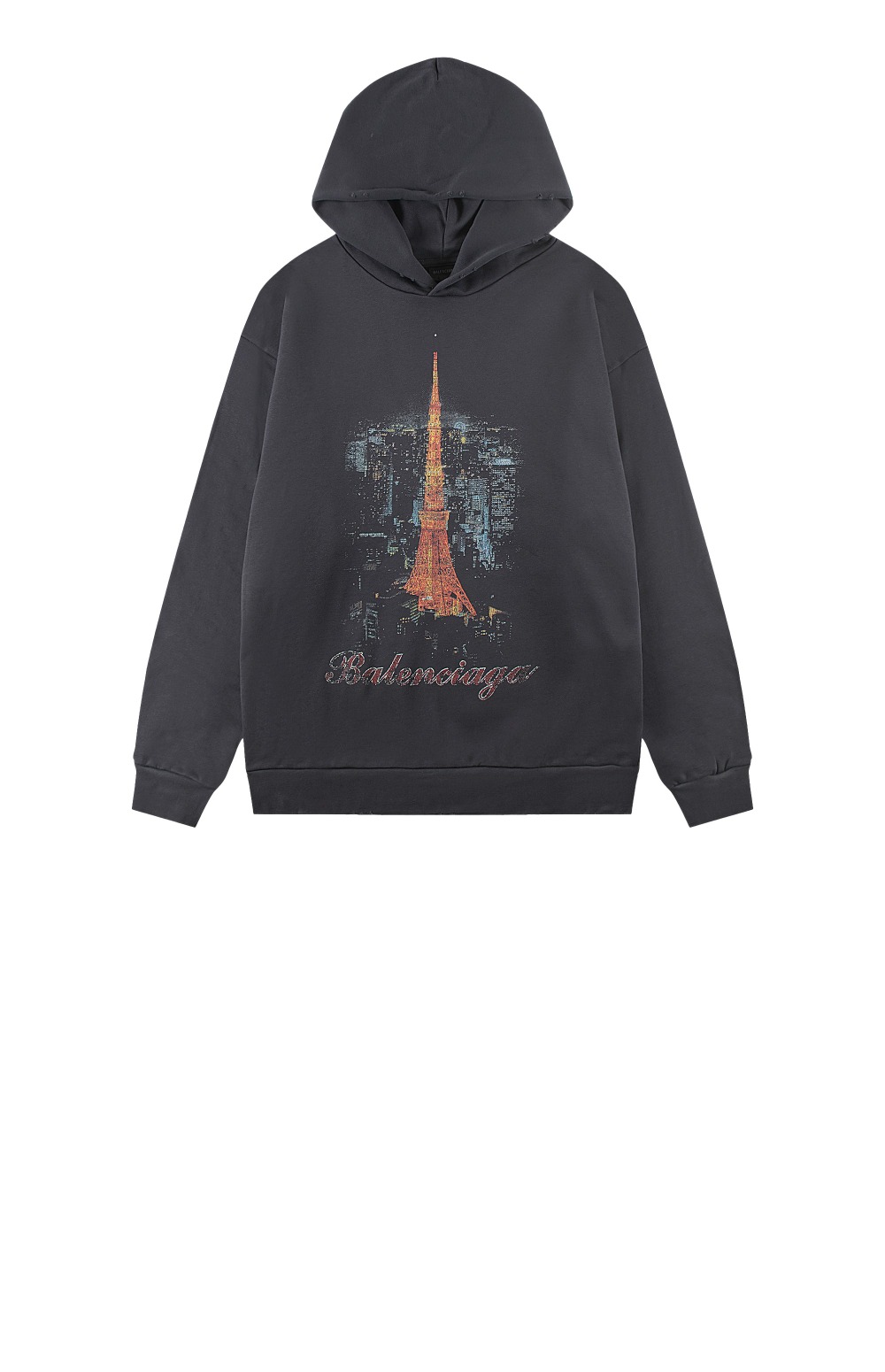 발렌시아가 라지 핏 후디