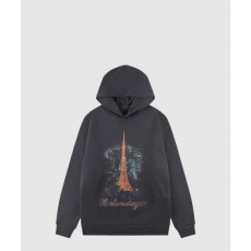 발렌시아가 라지 핏 후디