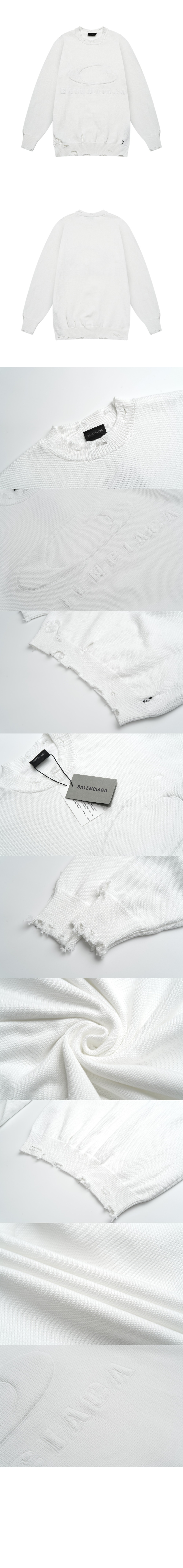 발렌시아가 플라워 코튼 톱