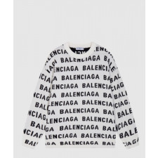 발렌시아가 프린트 니트 톱