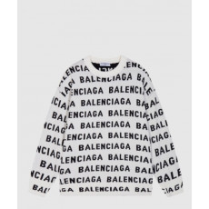 발렌시아가 프린트 니트 톱