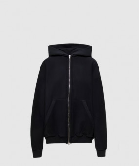 발렌시아가 레귤러 핏 집업 후디