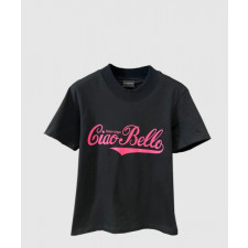 발렌시아가 로고 프린트 반팔