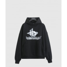 발렌시아가 후드 티셔츠