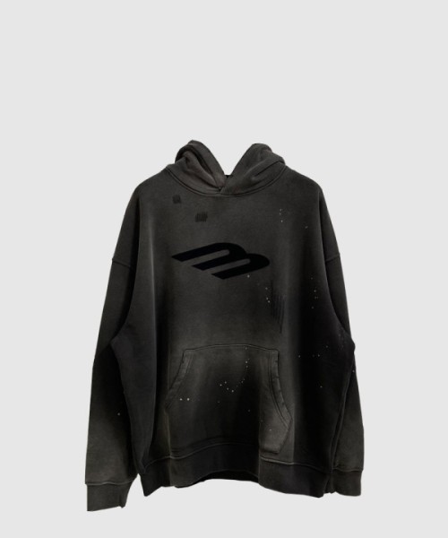 발렌시아가 로고 프린트 면 톱