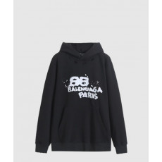 발렌시아가 드로운 BB 아이콘 라지 핏 후디