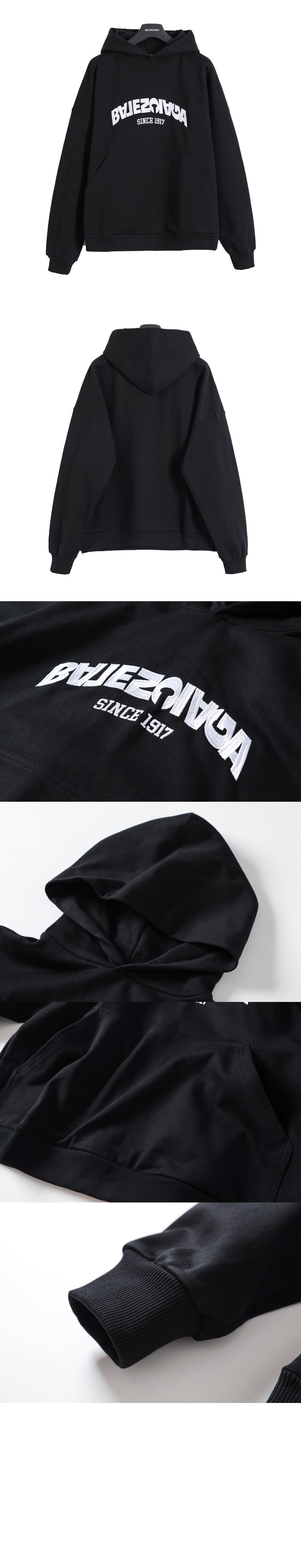 발렌시아가 맨투맨 스웨트셔츠 탑