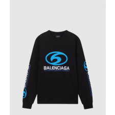 발렌시아가 로고 프린트 크루넥 스웨트셔츠