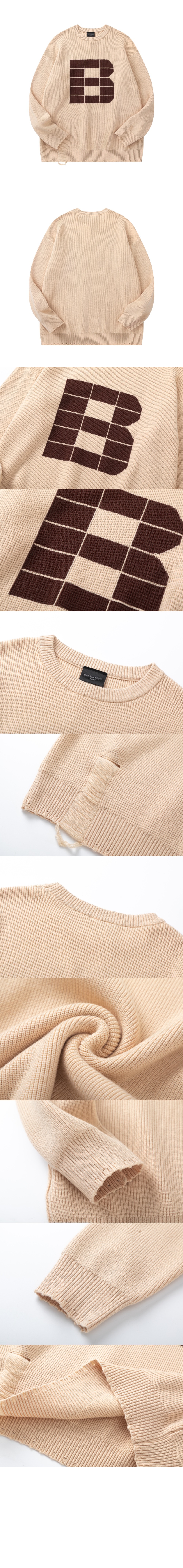 발렌시아가 캠페인 스웨터