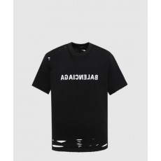 발렌시아가 디스트로이드 플랫그라운드 티셔츠