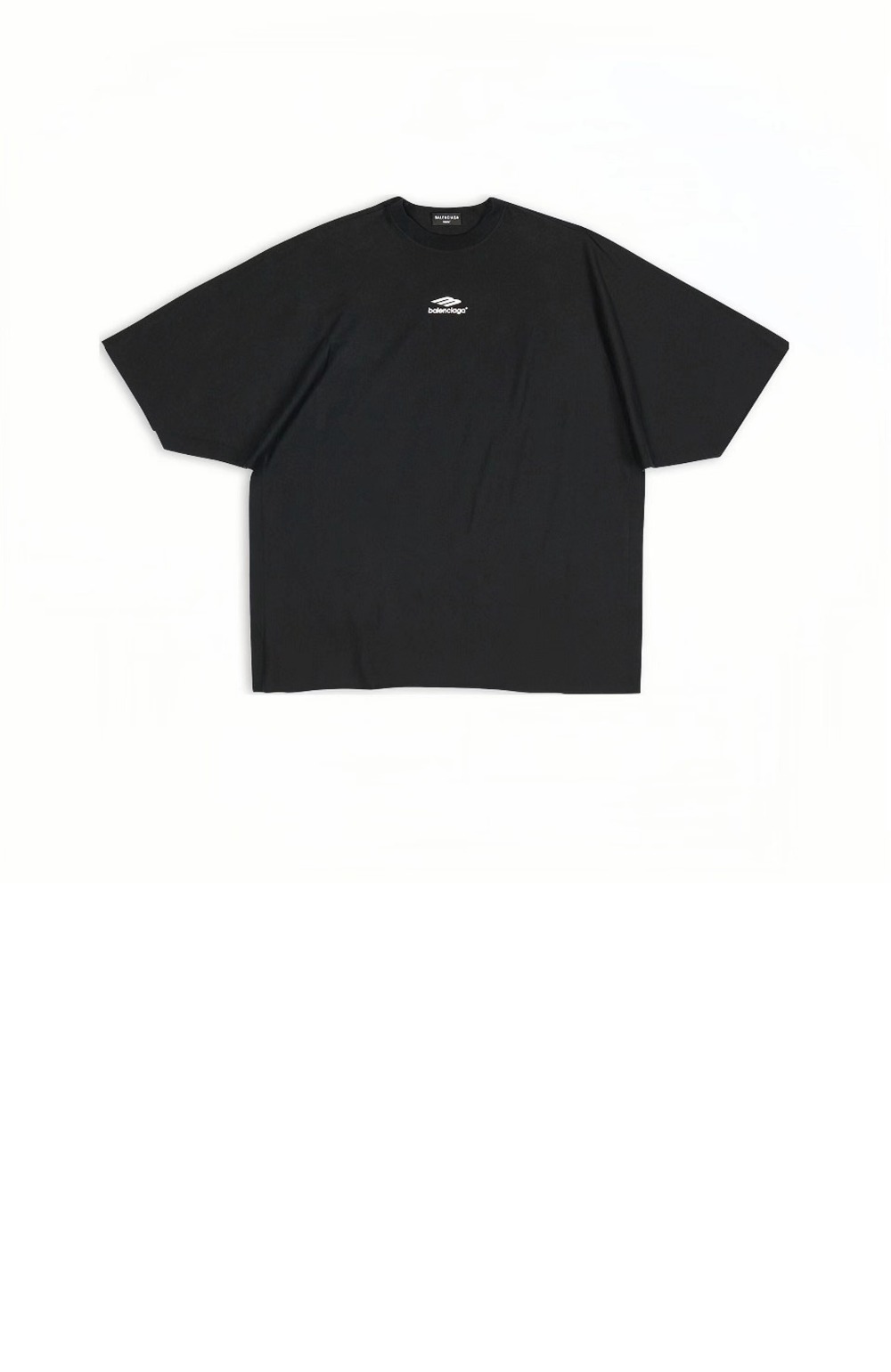 발렌시아가 로고 프린트 반팔