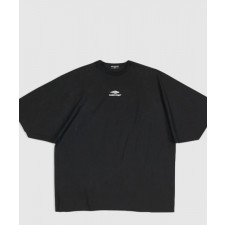 발렌시아가 로고 프린트 반팔