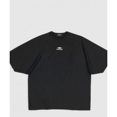 발렌시아가 로고 프린트 반팔