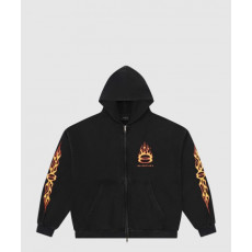 발렌시아가 후드 티셔츠