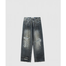 발렌시아가 패치드 포켓 배기 진