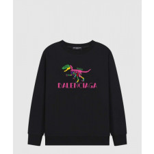 발렌시아가 로고 프린트 면 톱