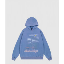 발렌시아가 파리 문 오버사이즈 후디