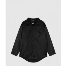 발렌시아가 라인스톤 미니멀 라지 핏 셔츠