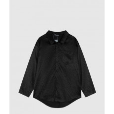 발렌시아가 라인스톤 미니멀 라지 핏 셔츠