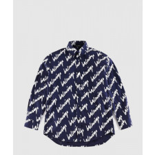 발렌시아가 뉴 스크리블 셔츠