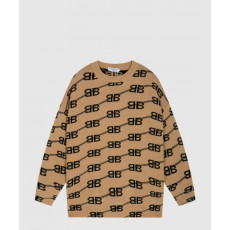 발렌시아가 프린트 니트 톱