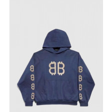 발렌시아가 크립토 미디엄 핏 후디