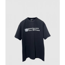 발렌시아가 인스티튜셔널 미디엄 핏 티셔츠