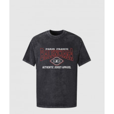 발렌시아가 로고 프린트 반팔