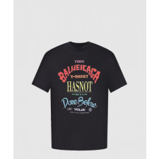 발렌시아가 로고 프린트 반팔